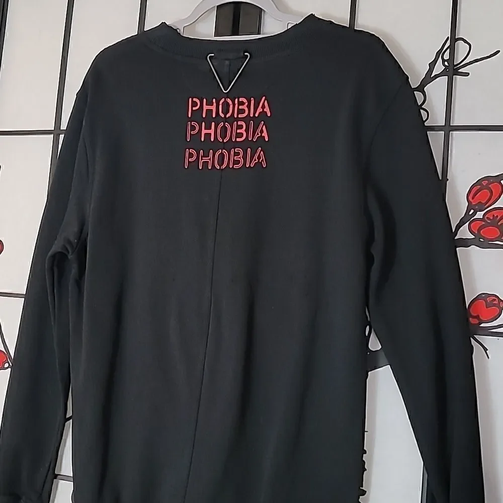 Damir Doma Charles Madd Phobia Triangle Detail Relaxed Sweatshirt